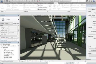 Gyorsabban és pontosabban renderelhet az Autodesk Raytracer renderelőmotorral, amely a Revit 2017 alapértelmezett megjelenítési motorja.  - forrás: Autodesk  