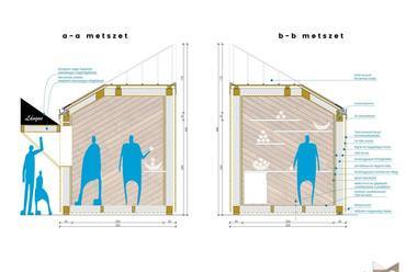 metszetek - Normafa pavilon terv - Nanavízió