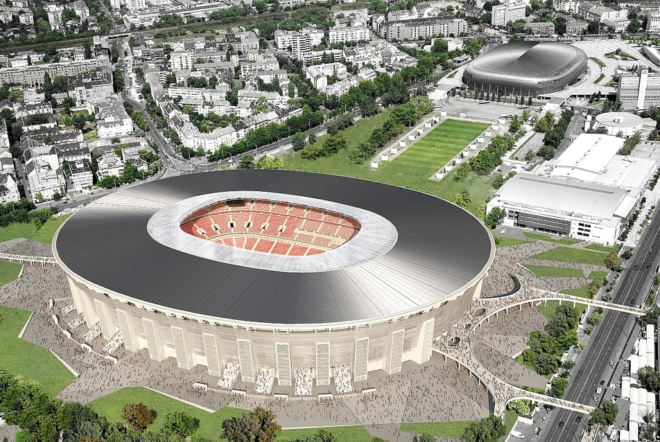 Puskás Ferenc Stadion-Dromosz-Budapest Aréna - építész: Skardelli György