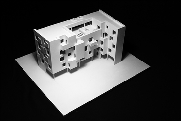 Cohousing, Debrecen - 100-as makett - tervező: Kiss Tamás