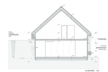 keresztmetszet - építész: Varga Bianka