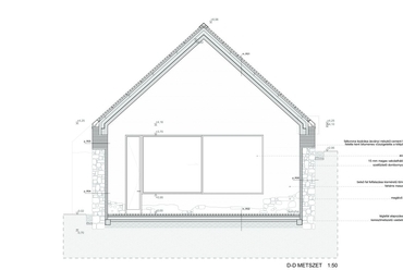 keresztmetszet - építész: Varga Bianka