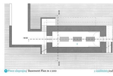 alagsori alaprajz - Kilátópont terve, építészek: Bedő László, Kovács Christopher, Vági Péter