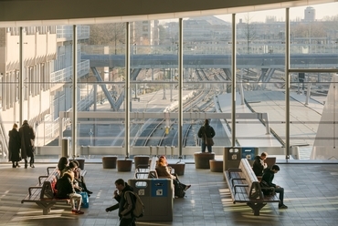 Benthem Crouwel Architects: Utrecht Centraal. Fotó: Jannes Linders (Luchtfoto)