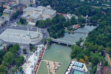 Városligeti ideiglenes medencék - forrás: fina-budapest2017.com