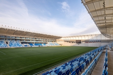 Új Hidegkuti Nándor Stadion - építész: Bordás Péter - fotó: Palkó György