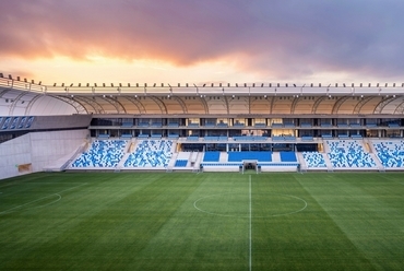 Új Hidegkuti Nándor Stadion - építész: Bordás Péter - fotó: Palkó György