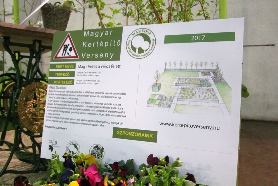 Mag-Vetés a Város felett - Magyar Gyula Kertészeti Szakközépiskola és Szakiskola csapata - fotó: Kuszmann Noémi