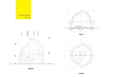 Obszervatórium és látogatóközpont - építész: Ulmann István