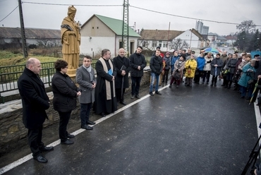 A Nepomuki Szent János híd átadása Bonyhádon - fotó: Sóki Tamás