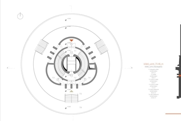 alaprajz, kilátó - építész: Jakab Zsófia