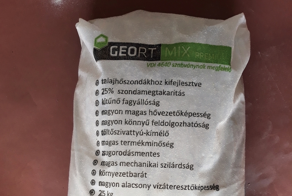 GEORT MIX Premium tömedékelőanyag, Geothermal Response Test 