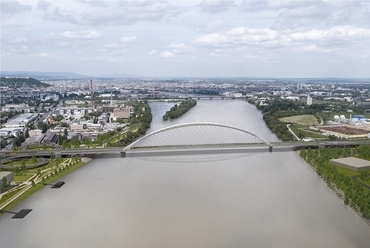 építész: dr. Gajdos István, Gajdos Gergő (A.D.U. Építész Iroda Kft.) - hídtervező: Mátyássy László, Pálossy Miklós (Pont-TERV Zrt.)