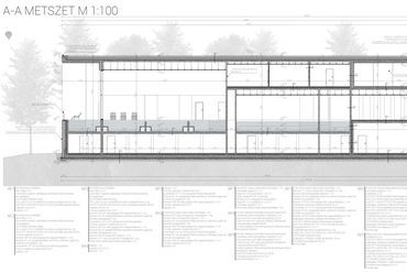 A-A metszet - építész: Tóth Gábor