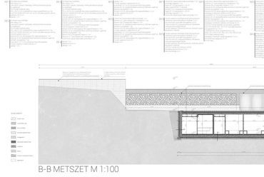 B-B metszet - építész: Tóth Gábor