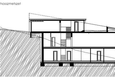 Hosszmetszet - építész: Paládi-Kovács Ádám