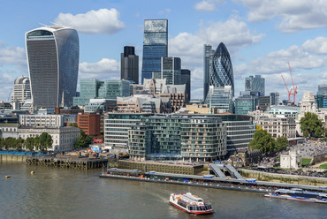 A lélegzetelállító londoni skyline. 