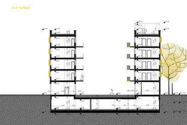 Co-housing, XIII. Kerület, Szent László út 1., Tervező: Müller Anna, Konzulens: Jancsó Miklós