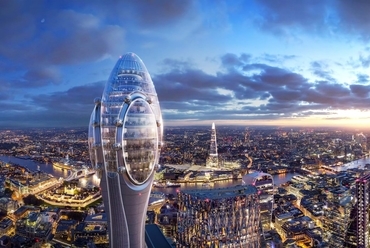 A The Tulip látványterve, London (forrás: fosterandpartners.com)