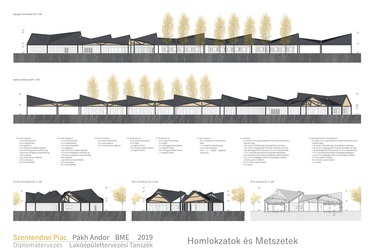 Homlokzatok és metszetek