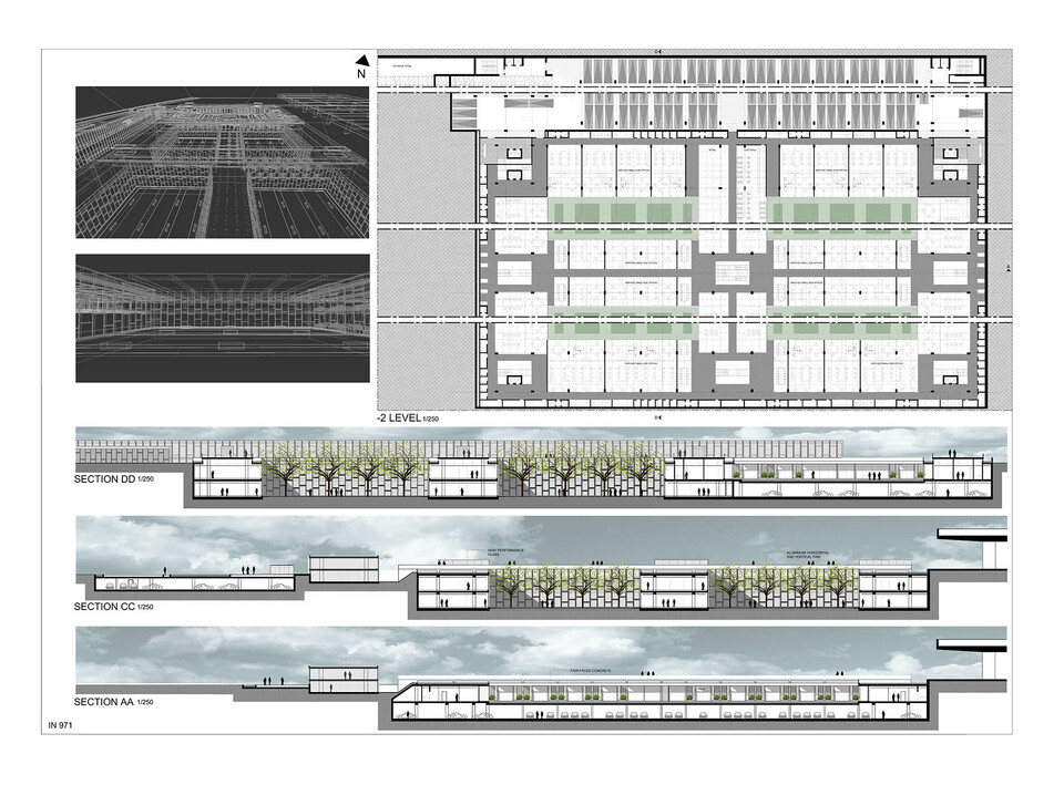 Az MDDM pályázatnyertes tervei a tripoli Tudás- és Innovációs Központhoz. Forrás: Tripoli Special Ecomonic Zone, tsez.gov.lb