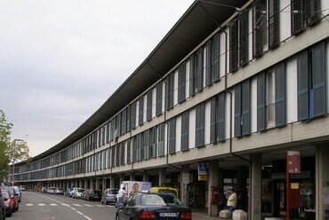 Bologna, Quartiere Barca, Treno, Giuseppe Vaccaro, 1957-1962. Fotó: Lampert Rózsa