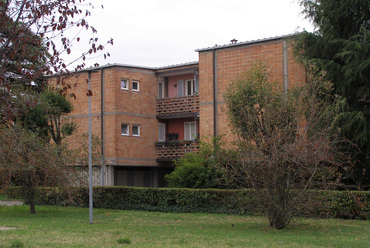 Bologna, Quartiere Barca, Giuseppe Vaccaro és munkatársai, 1957-1962. Fotó: Lampert Rózsa