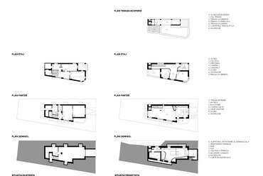 PJ-háza Kolozsvár, alaprajzok, 1937 - áttervezés: Péterffy Miklós 2014