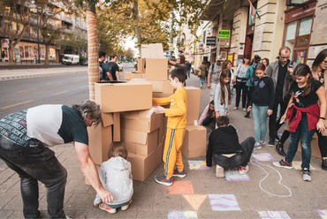 A KÉK programjaiból: ArchiKids - Városálmodók, 2019. Fotó: KÉK