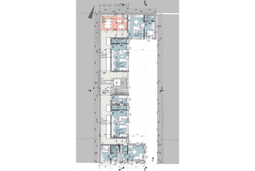 II-III-IV. emelet alaprajz - Lelkek háza - építész: Deák Andrea Roxána
