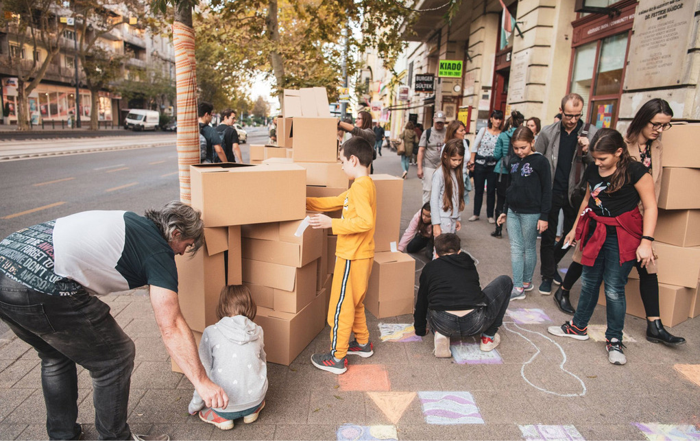 A KÉK programjaiból: ArchiKids - Városálmodók, 2019. Fotó: KÉK