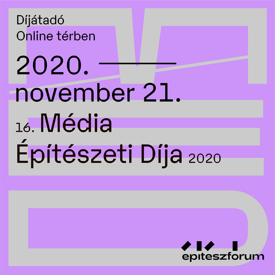 Média Építészeti Díja 2020 – logo és arculatterv: Submashine