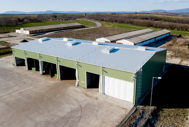 Biomassza üzem, Belvárdgyula, 1250 m2, Forrás: Swedsteel  