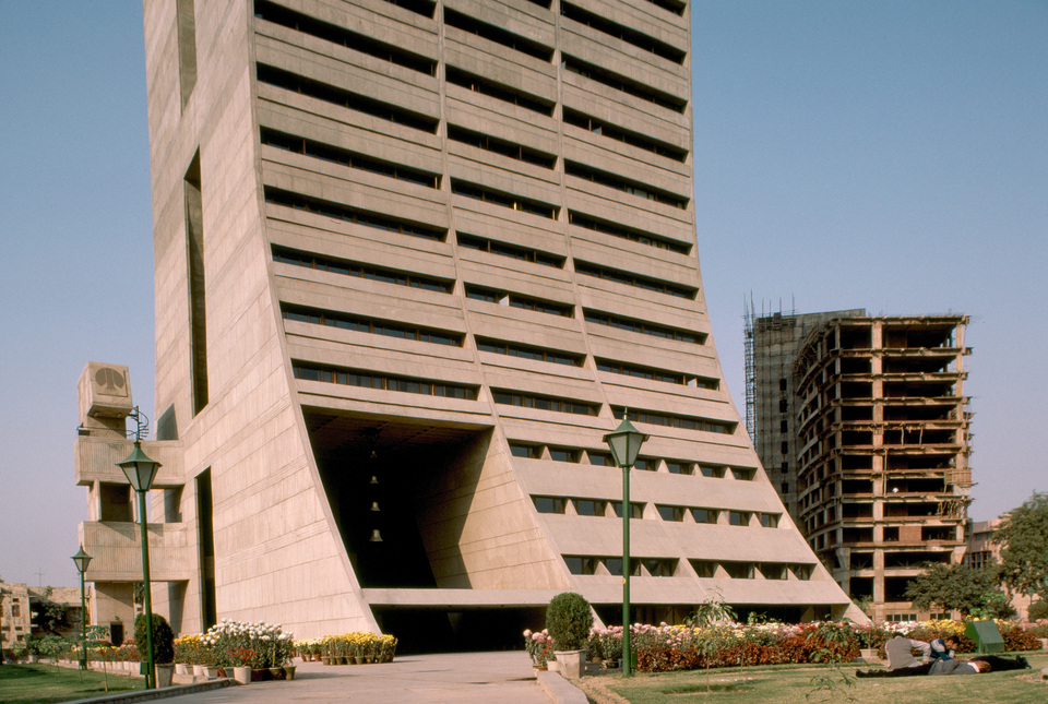 Kuldip Singh, Mahendra Raj: Palika Kendra, Újdelhi – fotó: © Massachusetts Institute of Technology, courtesy of Peter Serenyi