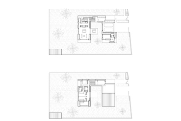 ARH – családi ház Aranyhegyen – alaprajzok – Építész: batlab architects 