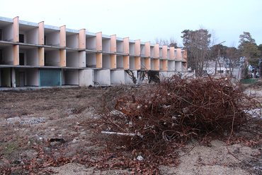 Siófok Ezüstpart, Balatonszéplak, Dunai Vasmű üdülő (tervező: Virág Csaba, 1979) / fotó: Wettstein Domonkos, 2021