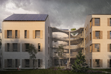 E-Co-Housing Projekt, Zugló (Kép forrása: ABUD&P-RP)