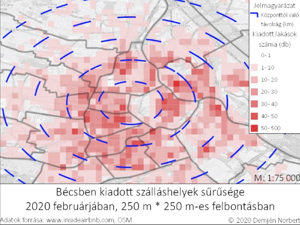 I.típus: Központ egy része és a belváros egy része vagy egésze érintett: Bécs, Budapest, Brüsszel, Madrid, Dublin, Prága