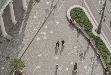 A Kálvin téri REFORM500 installáció – tervező: Hetedik Műterem Polgárdi Ákossal – – fotó: Danyi Balázs