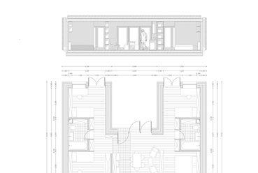 75 nm-es lakás – terv: Domokos Kázmér