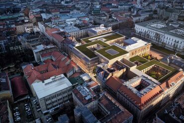 A 3h Építésziroda terve a Pázmány Campus pályázatán