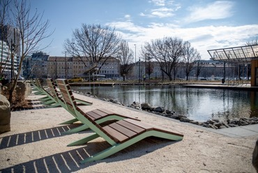 Vizafogó park – tervezők: Objek Tájépítész Iroda, Archikon – fotó: XIII. Kerület Önkormányzata