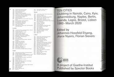 TEN CITIES - Clubbing in Nairobi, Cairo, Kyiv, Johannesburg, Naples, Berlin, Luanda, Lagos, Bristol, Lisbon. 1960-March 2020.