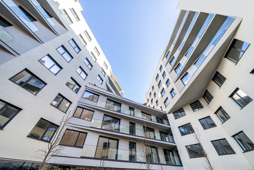 Erkel Residences, Tervezők: sporaarchitects, Vezető tervezők: Hatvani Ádám és Dékány Tibor, Fotó: Hlinka Zsolt