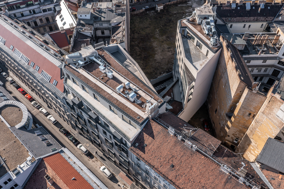 Erkel Residences, Tervezők: sporaarchitects, Vezető tervezők: Hatvani Ádám és Dékány Tibor, Fotó: Hlinka Zsolt