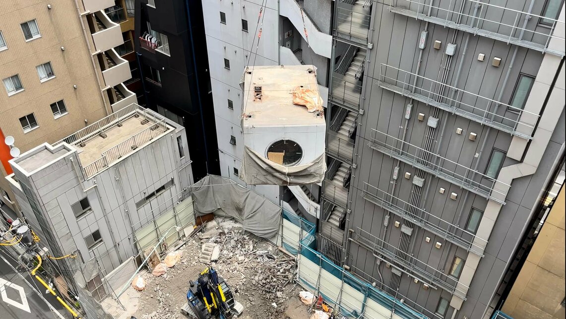 Forrás: Nakagin Capsule Tower Facebook oldal