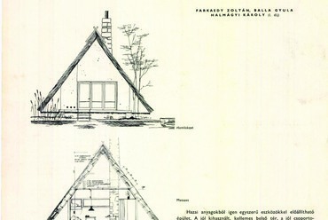 Callmeyer Ferenc: A hétvégiház pályázat. Magyar Építőművészet 1960/1 23-29.