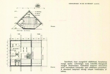 Callmeyer Ferenc: A hétvégiház pályázat. Magyar Építőművészet 1960/1 23-29.