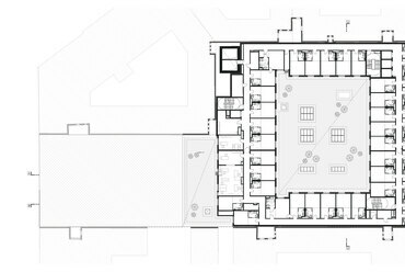 Baross téri Hotel, FBIS architects - Alaprajz 1. em.