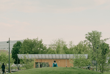 Vizafogó park pavilon épület – tervező:  Archikon – fotó: Danyi Balázs